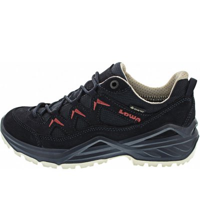 Lowa Sirkos Evo GTX Lo Ws Wanderschuh in navy-rotholz Lowa Sirkos Evo GTX Lo Ws Wanderschuh in navy-rotholz