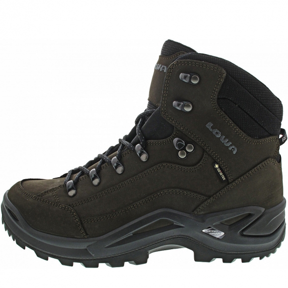 Lowa Renegade GTX Mid Wanderstiefel in dunkelbraun-schwarz
