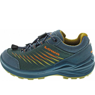 Lowa Zirrox II GTX Lo Jr Wanderschuh in petrol-senf Lowa Zirrox II GTX Lo Jr Wanderschuh in petrol-senf