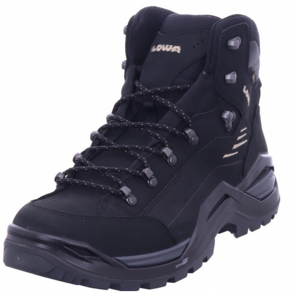 Lowa renegade evo gtx mid Wanderstiefel in schwarz
