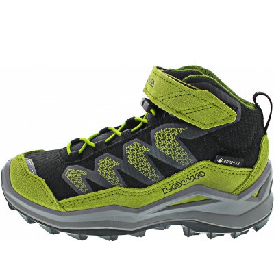 Lowa Maddox Pro GTX Mid VC Jr Wanderstiefel in schwarz-limone Lowa Maddox Pro GTX Mid VC Jr Wanderstiefel in schwarz-limone