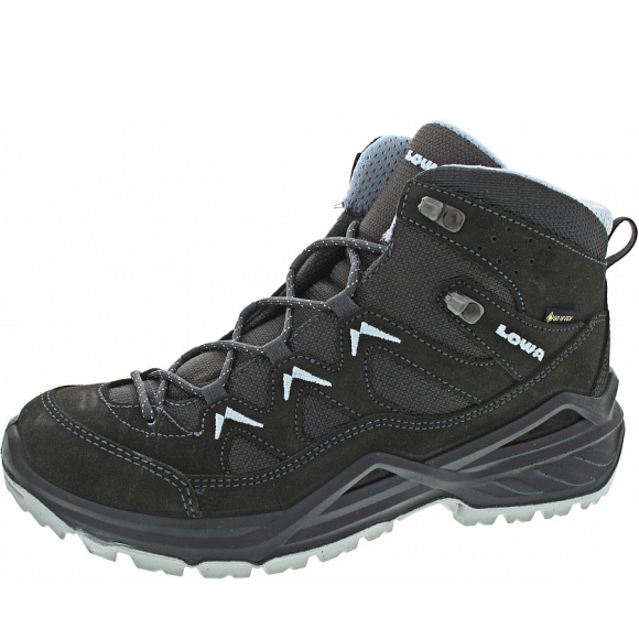 Lowa Sirkos Evo GTX Mid Ws Wanderstiefel in anthrazit-eisblau