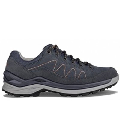 Lowa in navy/mandarine