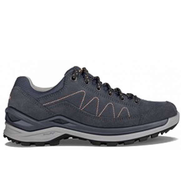 Lowa in navy/mandarine
