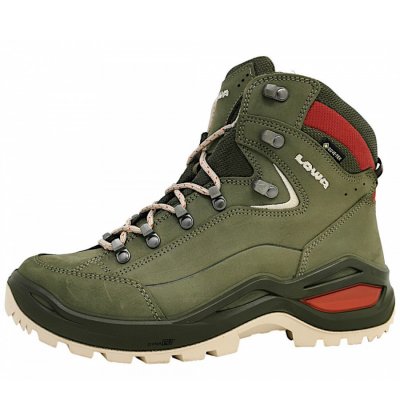 Lowa RENEGADE EVO GTX MID Ws Wanderschuh in 9629- Graugrün/Panna