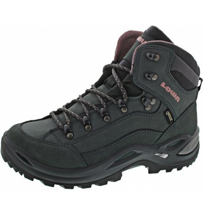 Lowa Renegade GTX Mid Ws Wanderschuh in graphit-rose
