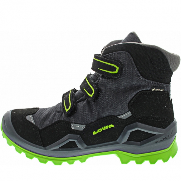 Lowa Milo EVO GTX Mid Jr Boots in limone-grau