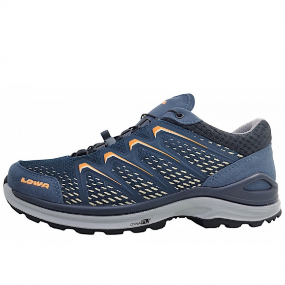 Lowa Meadow GTX LO SL Wanderschuh in stahlblau/pfirsich 7979