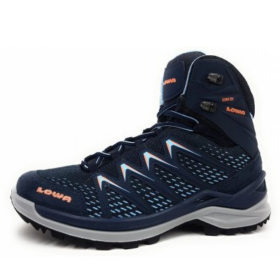 Lowa Innox Pro GTX MID Wanderschuh in 7922 stahlblau/lachs