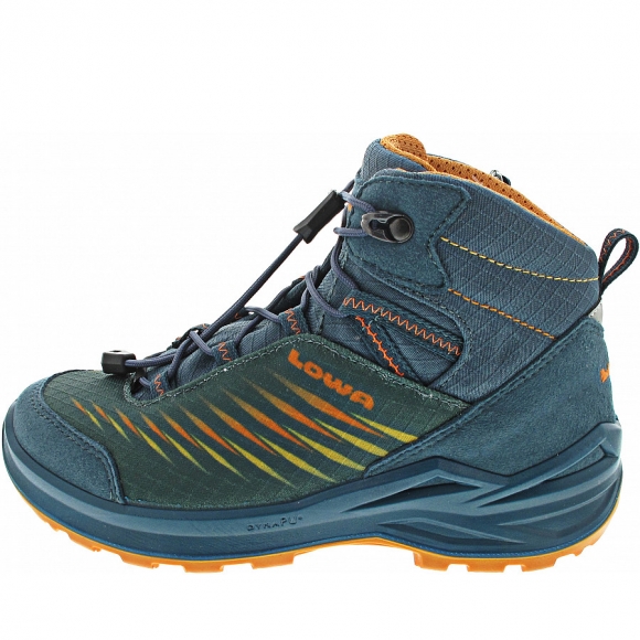 Lowa Zirrox II GTX Mid Jr Wanderstiefel in petrol-mango