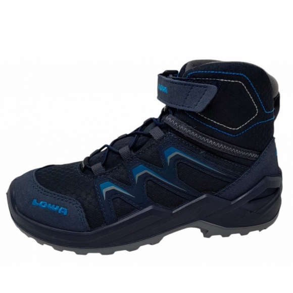 Lowa Maddox Warm GTX MId Jr. Wanderstiefel in stahlblau