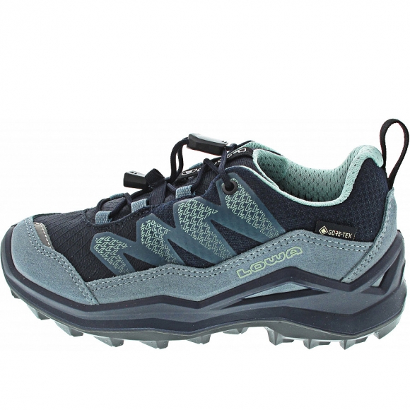 Lowa Maddox Pro GTX Lo Jr Wanderschuh in navy-eisblau