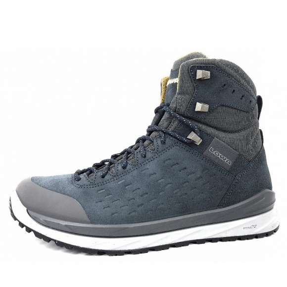 Lowa Malta GTX Mid Wanderstiefel in 0917 stahlblau
