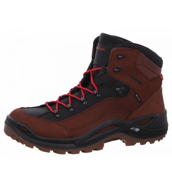Lowa Renegade GTX Mid Wanderstiefel in 4740 mahagoni rot