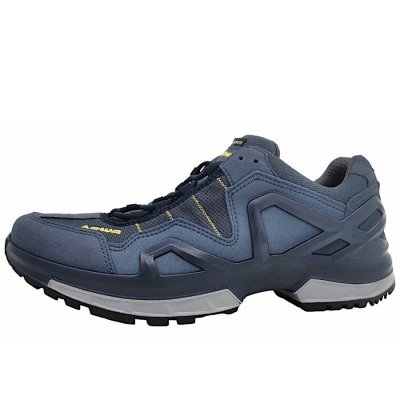Lowa GORGON GTX Wanderschuh in 9785 Stahlblau/Senf