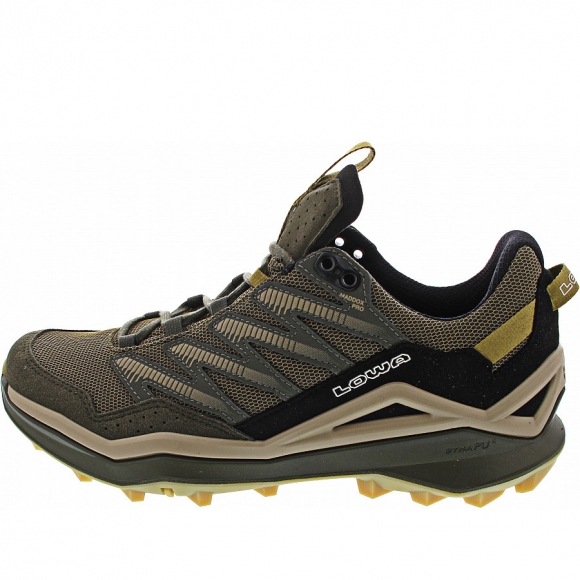 Lowa Maddox Pro Lo Wanderschuh in schwarz-oliv