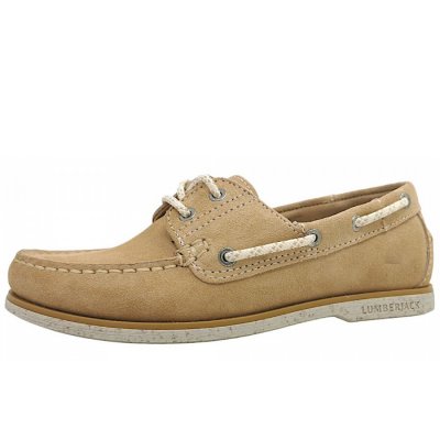 Lumberjack Navigat sportlicher Schnürer in beige