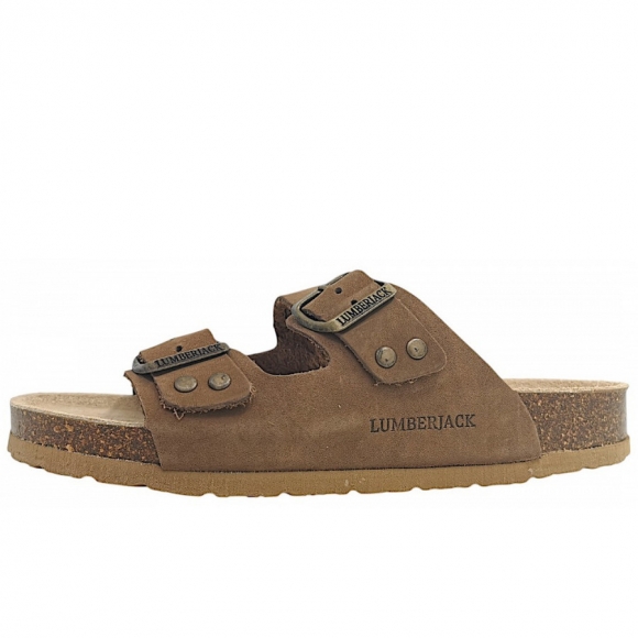 Lumberjack Jolie Pantolette in Mid Brown Lumberjack Jolie Pantolette in Mid Brown