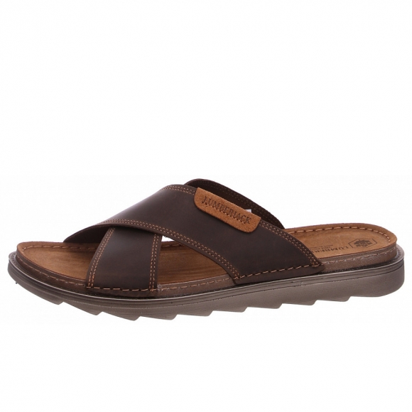 Lumberjack Asher Pantolette in 004 dk.brown