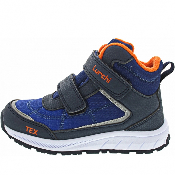 Lurchi Ledri Klettstiefel in navy orange