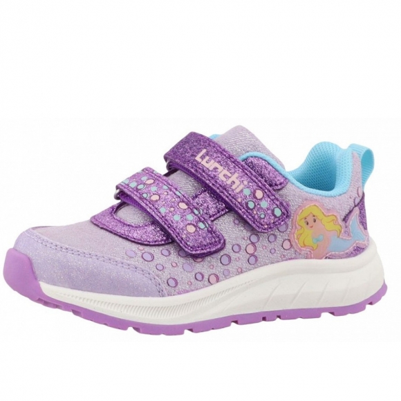 Lurchi Anna Sneaker in blue purple glitter