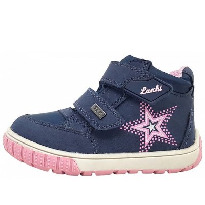 Lurchi Jul-Tex Lauflern in 32 Navy/ Rose