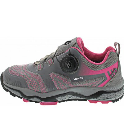 Lurchi Lutz-Tex sportlicher Schnürer in grey pink Lurchi Lutz-Tex sportlicher Schnürer in grey pink
