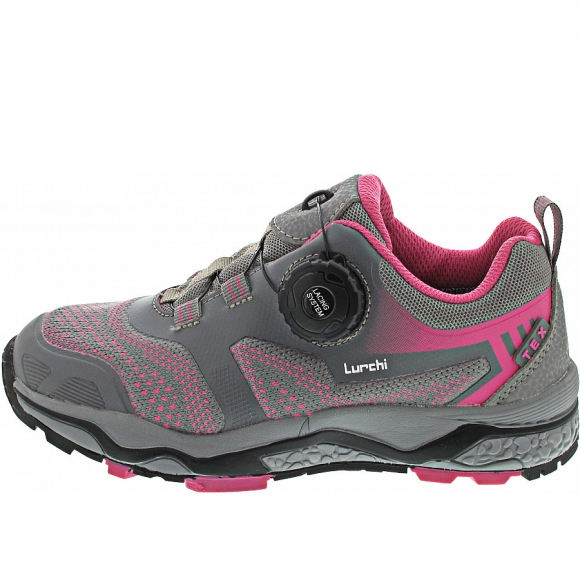 Lurchi Lutz-Tex sportlicher Schnürer in grey pink