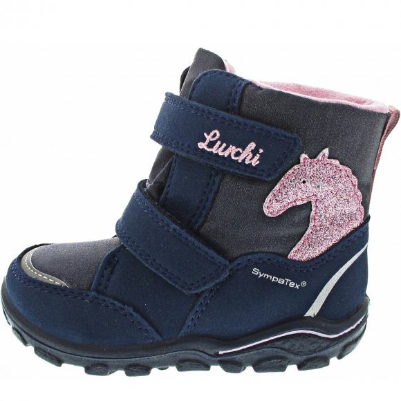 Lurchi Kalea Stiefel in dk blue pink