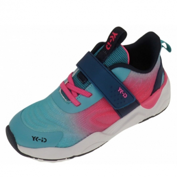 Lurchi LEIF YK-ID Sneaker in 8 TURQUISE NAVY FUCHSIA