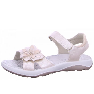 Lurchi Flora Sandale in 01488 platin