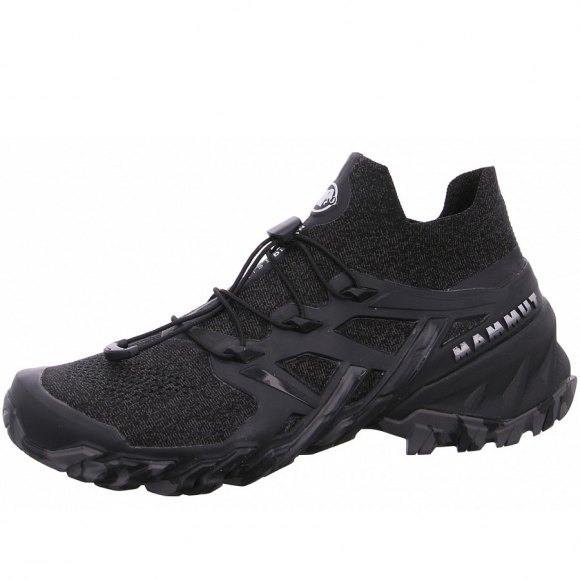 Mammut Aegility Pro Mid sportlicher Schnürer in 0001 black