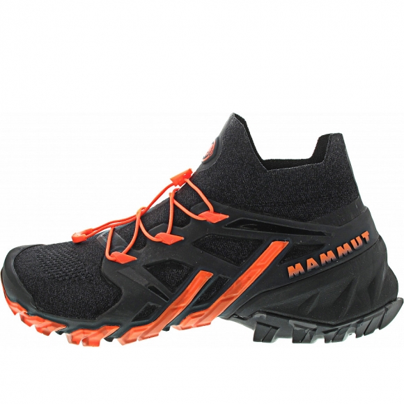 Mammut Aegility Pro Mid DT Men Wanderschuh in black-vibrant orange
