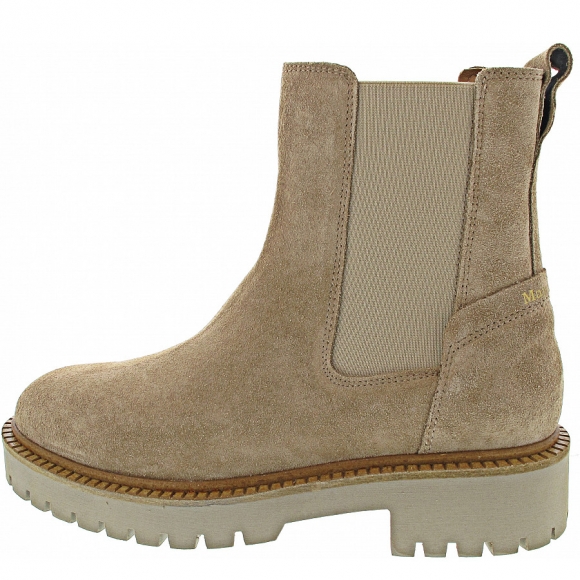 Marc O'Polo Flat Heel Chelsea Chelsea Boot in light pure sand