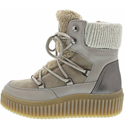 Marc O'Polo Schnürstiefel in light taupe Marc O'Polo Schnürstiefel in light taupe