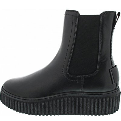 Marc O'Polo Flat Heel Chelsea Chelsea Boot in black