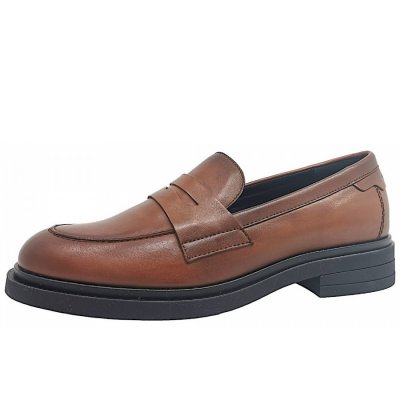 Marc O'Polo Loafer Slipper in 720 cognac