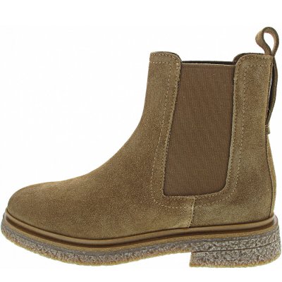 Marc O'Polo Flat Heel Chelsea Chelsea Boot in mid brown