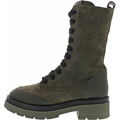 Marc O'Polo Lace Flatheel Bootie Schnürstiefel in oliv Marc O'Polo Lace Flatheel Bootie Schnürstiefel in oliv