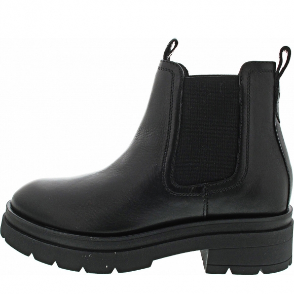 Marc O'Polo Flat Heel Chelsea Chelsea Boot in black