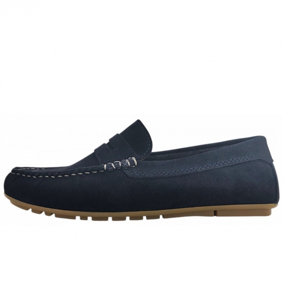 Marc O'Polo Moccassin Slipper in navy 890