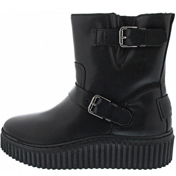 Marc O'Polo Flat Heel Chelsea Stiefelette in black