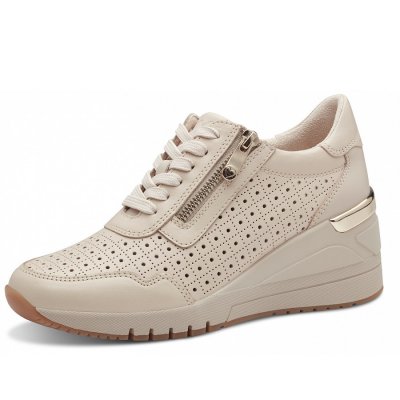 Marco Tozzi Schnürschuhe in beige