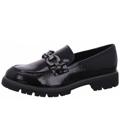 Marco Tozzi Slipper in 018 black patent