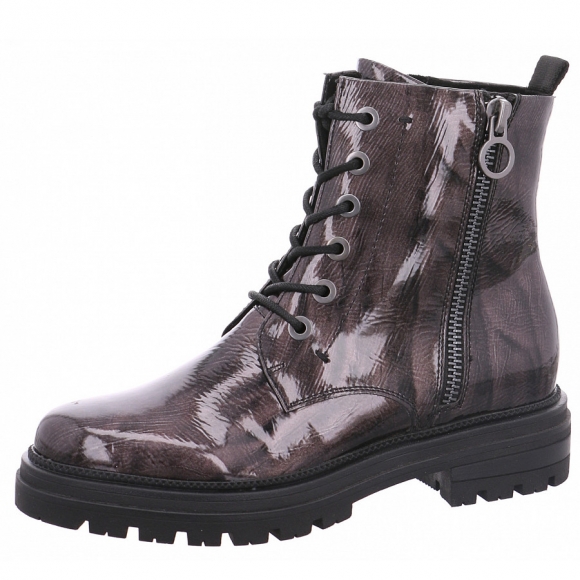 Marco Tozzi Schnürstiefel in grau