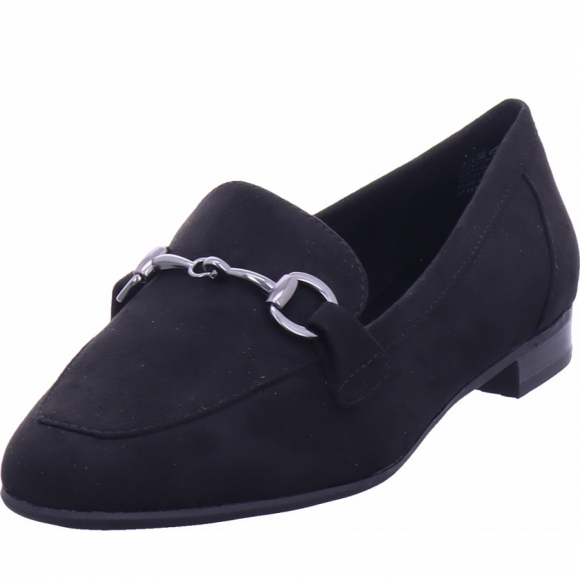 Marco Tozzi Slipper in schwarz