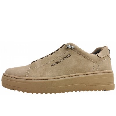 Marco Tozzi sportlicher Schnürer in taupe 341