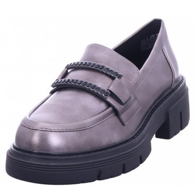 Marco Tozzi Slipper in grau
