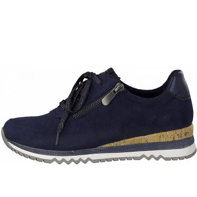 Marco Tozzi Sportliche Schnürer in NAVY COMB