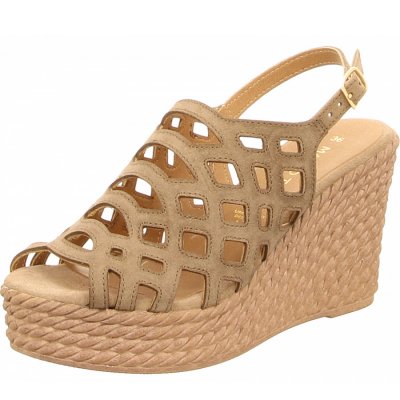 Marco Tozzi sandalette Sandalette in taupe Marco Tozzi sandalette Sandalette in taupe
